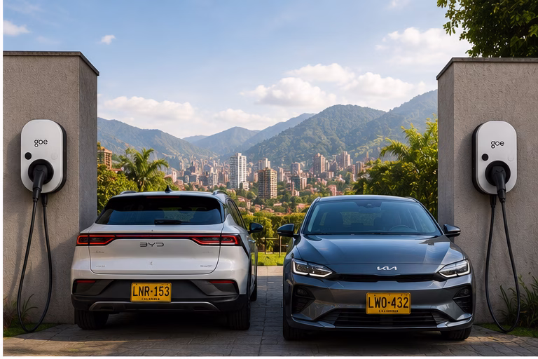 Comparación entre cargador eléctrico de 11 kW y cargador eléctrico de 22 kW.
