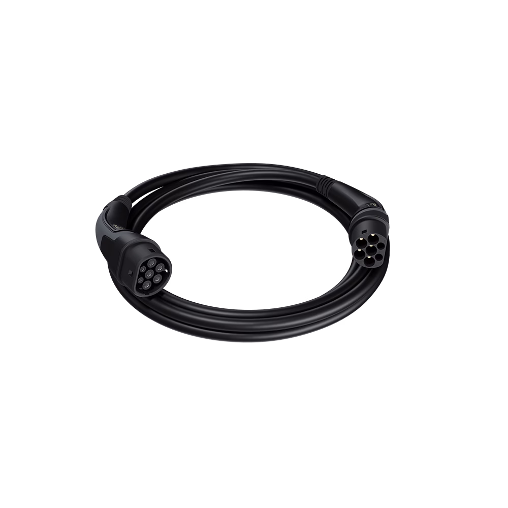 Cable de carga tipo 2 para vehículo eléctrico compatible con cargadores go-e.